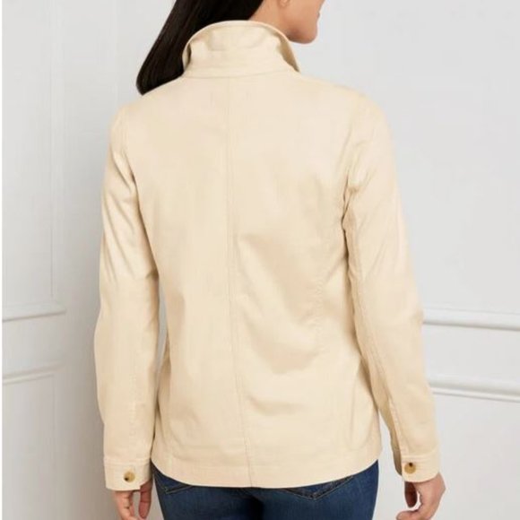 TALBOTS:  Shirt Jacket - ivory - Picture 2 of 9
